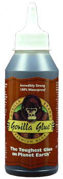 Gorilla Glue is 100% Waterproof and Solvent Free Non Brittle No Mixing 